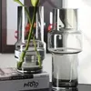 Vasi di vetro Vaso trasparente moderno moderno semplice decorazioni soggiorno fiore da pranzo nordico creativa