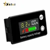 Voltmètre CC Voltmètre DC 8V-100V Indicateur de capacité Powermètre Lithium LifEPO4 CELL-ACID CELLE 12V 24V 48V pour la batterie LCD 6133A