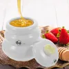 Dinnerware Sets Sugar Bowl Honey Jar Stick Sealed Container Ceramic Syrup Jars Ceramics Dispenser Dipper