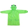 Creative Animal-Shaped Chilrens Raincoats Söt tecknad Student Poncho Baby Raincoat Fashion Simplicity Hushåll Rain Gear 240401