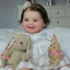 23 Inches Reborn Baby Doll Kit Juliana Vinyl Molds Blank Unpainted Unassembled Doll Kit Handmade DIY Toy For Girls Gift