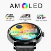 LEMFO Nuevo reloj inteligente Smart 2024 Pantalla HD AMOLED LLAME BLUETOOTH IP68 Relojes inteligentes impermeables para hombres frecuencia cardíaca 1.43 pulgadas 466*466