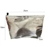 New Gold Silber Glossy Clutch wasserdichte Kosmetikbeutel Make -up -Beutel tragbare Toilettenartikel Bag Make -up Kit Organizer Beutel