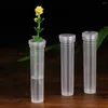 Fleurs décoratives 25 PCS Bouteille d'eau Conteneur de fleur vase Nutrition Tube de fleuriste blanc