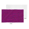 Towel Pink Geometric 40x70cm Face Wash Cloth Brightly Printed Suitable For Outdoor Holiday Gift