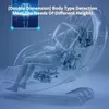 LEK LETZTE ELEKTRISCHE 4D -Manipulator Zero Gravity Heizungsmassagestuhl für Taillenbein Multifunktionales Massage -Sofa