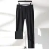 Men's Pants Business Long Suit Trousers Elastic And Lightweight Formal Work Casual Straight-leg For Daily Leisure.