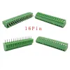 5/10PCS KF128 2.54mm 미니 PCB 나사 터미널 블록 커넥터 2P 3P 4P 5P 6P 7P 8P 9P 10P 12P 16P 전선 KF128-2.54