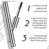 Mascara Lengthening Mascara Waterproof Black Double Brush Head 2 In 1 Mascara Makeup Waterproof Mascara Eye Cosmetics For Curling And L49