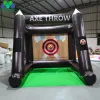 Populärt utomhus Carnival Party Uppblåsbar Axe Throwing Sport Game Interactive Football Dart Board Soccer Toy For Fun Acti