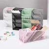 NEU 4 Slots Bleistiftstifthalter Einfacher Schreibtisch Office Supplies Organizer Metal für Kommode Vanity Counter Student File Organizer