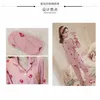 Heimkleidung süße Nachtwäscheanzug Frauen Pyjama Set Nightwear Girl Comfort Casual Homewear