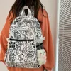 Школьные сумки японский минималистский стиль для подростков мальчики девочки путешествовать по рюкзаке школьные сумки граффити ноутбук багпак милый книжный сумка