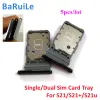 Baruile 5pcs Single Dual SIM SIM SIMPORDER pour Samsung Galaxy S21 S22 S23 Plus S21 Ultra S21U SLOT HOLDER ADAPTER PIEUX