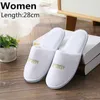 Slipper 5 Pairs/Lot Winter Slippers Men Women Kids Disposable Hotel Slippers Home Slides Travel Sandals Hospitality Guest Footwear Shoes 2449