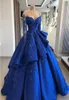 2021 Дизайнерский платье Royal Blue Blue Plant
