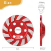 1PC Diamond Grinceing Bois Scarping Disc Disc Disc Disque Bol Forme de broyage Béton Granite Stone Céramique Disque de coupe Céramique