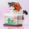 Loz Animal World Corgi Dog Hamster Dolphin Cat Penguin Rabbit Chicken Owl 3D Mini Diamond Blocks Bricks Building Gift No Box