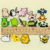 1pcs Funny Bee Panda Shoe Charms Cute Animal Shoe Clips Decorations Pig Dog Avocado Duck Cat Frogs Charms Accessories