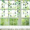 13ft Frühlings Sommermotiven Grüne Blätter Girlande Party Dekorationen Papier Hängende Blätter Banner für Geburtstag Hochzeit Schaufenster Dekor Dekor