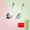 Учебные посуды наборы 2PCS/SET Spoon Fork Kit