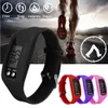 Sport Running Silicone Pedometer calorie STEP Counter Bracelet de relógio digital