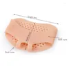 Chaussures de danse en silicone pieds avant Toe séparateur coussin soulagement de la douleur intime Hallux Valgus Correcteur Gel Pads Care