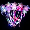 Jouet rave rave 1pc LED Magic Fairy Stick Wands Toys Rave Toys Light-Up Magic Ball Wand Glow Stick pour les anniversaires fête Kids Novelty Luminy Toy 240410