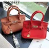 Leather Bk Designer Bags Fashion Women's Litchi Pattern Platinum Bag Lock Bridal Bag One Shoulder Portable Messenger Bag