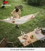Hammocks NatureHike Ultralight 1,5 kg 1-2 Bomull Canvas Pendant Bekväm rullbeständig vattentät camping Garden Swing Pendantq