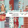 6 "12/24 feuilles Joyeux Noël House Gingerbread Scrapbooking Art Background Paper Tads Making Diy Scrapbook Craft Paper