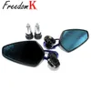 For YAMAHA YZF-R1 YZF-R3 YZF R6 R25 R125 R3 R1 FZ1 FZ6 FZ8 XJ6 7/8" 22mm CNC Motorcycle Rearview Mirrors Universal Clear Glass