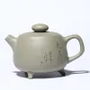 Yixing cinese Authentic Tea Pot fatta a mano teatrale viola teiera grezza minerale green green fango cerimonia tè regali personalizzati 200 ml