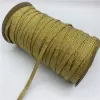 5yards/Lot 6mm Metallic Color High Elastic Sewing Elastic Band Fiat Rubber Band Waist Band Stretch Rope Elastic Ribbon