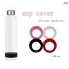 JCD 5.5cm Water Cup Mat Silicone Sleeve Accessories Special Sheath Cup Bottom Ring Wear Resistant Shatter Resistant Botto