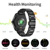 LIGE Steel Belt Smart Watch for Men Calal Resom Watches New IP67 IP67 Smartwatch Smartwatch Android iOS Mether Push Wristwatch Clock