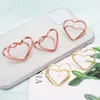 Table Number Holder 2 Colors Card Stand Mini Heavy Duty Sturdy Double Layer Heart Shape Card Stand