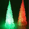 1 pezzi colorati da sogno colorati i colori a led che cambiano mini Natale di Natale albero casa decorazioni per feste per feste per piccole notte acrilica