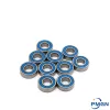 10pcs ABEC-5 MR148-2RS MR148 2RS MR148 RS MR148RS 8x14x4 mm Blu in gomma blu Miniatura di alta qualità cuscinetto a sfera di scanalatura profonda