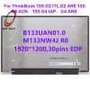 Skärm 13.3 "Laptop LCD -skärm B133UAN01.0 M133NW4J R0 för Lenovo Thinkbook 13S G2 ITL är G3 ACN G4 IAP ARB 1920x1200 IPS Display