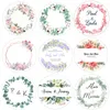 3.5cm/4.5cm/6cm Custom Personalized Wedding Stickers Baby Shower Favors Gift Boxes Labels Birthday Logo Photo Decoration