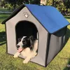 Calore dog house pioggia resistente al canile e cattery con cuscinetto interno rimovibile per animali domestici per interni ed esterni