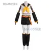 Kostium motywu Rin Len Halloween mundury cosplay kompletne zestawy kostiumów topsshorts kobiety 230214265f