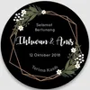 Adesivos de casamento personalizados, convites, caixas de presente, presentes, tags, aniversários, logotipos, fotos, 3-7cm, 100 pcs