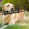 Stick per morso per cani con 2 manici Denti che macinano il bastone per cani stick per cane addestramento per cani maniche jute giocattolo per cuscinetto morso per cuscinetto
