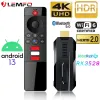 Box LEMFO ATV ANDROID 13 SMART TV STICKチップセットRK3528サポート8K 4K WIFI6 2GB 16GB BT5.0 2023音声アシスタントPK H20 TOX3 BTV13 W2