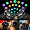 Montres Lemfo DM50 Smart Watch Men Bluetooth Appelez la montre intelligente AMOLED IP68 Waterproof Sports Watches 14 jours en veille 1,43 pouce 466 * 466 HD