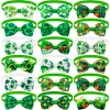 50pcs ST Patrick's Pet Supplies For Dogs Bandana Pet Hiar bows Small Dog Bow Tie Neckties Dogs Hair Accessores Dog Grooming