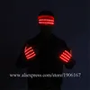 Gants de lueur LED Éclairage magique lumineux; gants de doigt LED Fournitures de fête Halloween Lunes illuminées