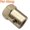 1 datorer Motor Hexagonal mässingsaxelkoppling Diamater 3mm 4mm 6mm 8mm kopplingsmotorsaxel 8mm i axelkopplingar för smart leksakbil